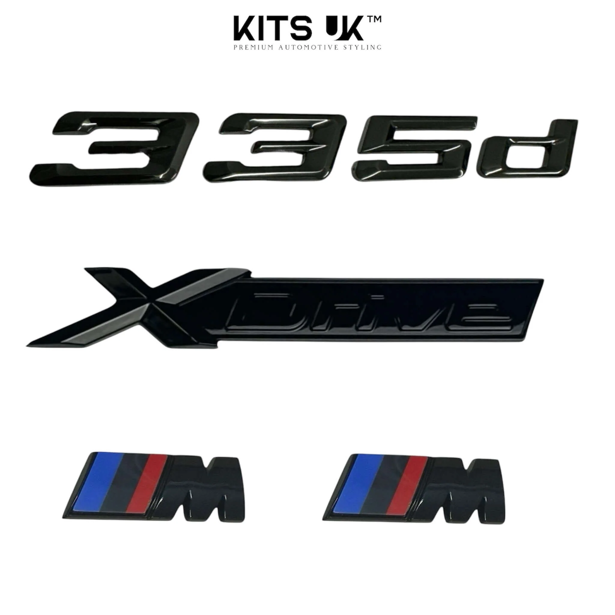 BMW XDrive Black Badge Package | Gloss Black De-Chrome Kit - Image 7
