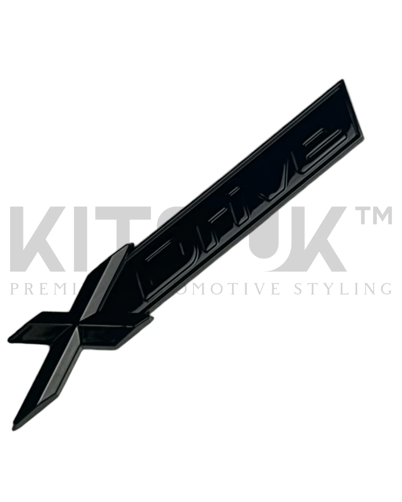 BMW XDrive Black Replacement Badge | Gloss Black Emblem - Image 3